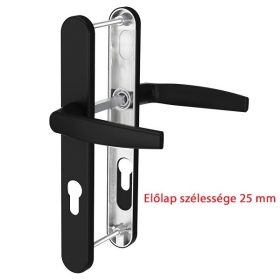 Victory II ajtókilincs 25/92/3 Fekete keskeny