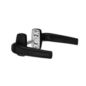   Merkury alu ajtókilincs kilincs-kilincses garnitúra matt fekete