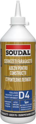 Soudal 66A Poliuretán D4 vízálló faragasztó 750 g