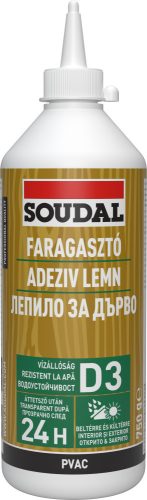 Soudal 65A D3 Vízálló Faragasztó 750g