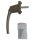 Victory gombos ablakkilincs bronz L45