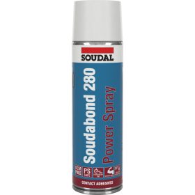   Soudal Soudabond 280 Power spray gyors és erőteljes kontakt ragasztó 500 ml