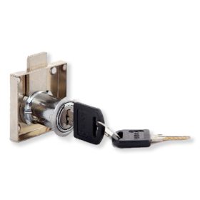 Anbo rászegzős cilinderes bútorzár króm 25mm 2K