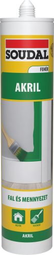 Soudal szil. akril fehér 280ml (103228)
