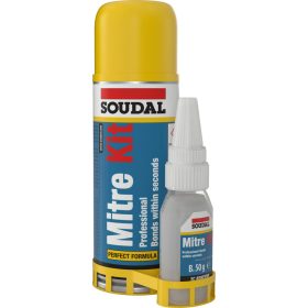   Soudal Adhesive 2C Professional Cianoakrilát ragasztókészlet 50 g ragasztó és 200 ml aktivátor (régi cksz: 135623)