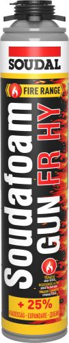 SOUDAL 156200 Tűzgátló pisztolyhab 750 ml FR SOUDAFOAM