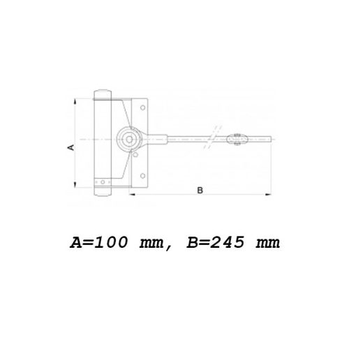 091002 rudas bommerpánt 100mm 40kg-ig