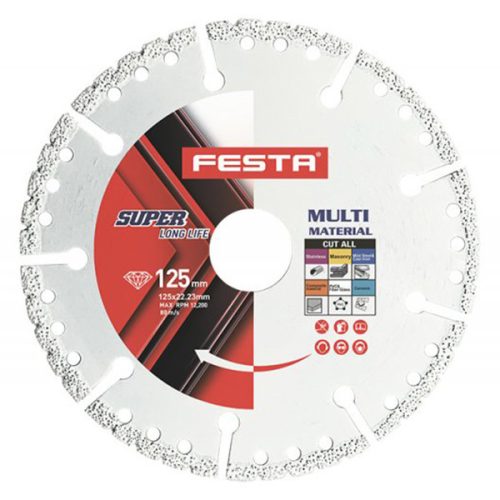 Festa 21301F univerzális vágótárcsa125x22,2mm