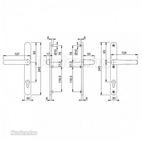 Hoppe Tokyo PZ92 F1 099KH/3346/1710RH Redőnyös (A00176)