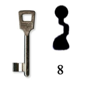 Készkulcs Titan 401-es zárhoz (8-as kulcs)