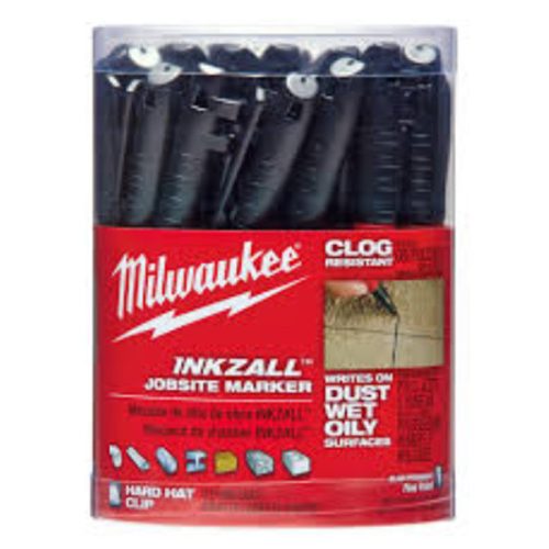 Milwaukee INKZALL™ Jelölő filc Vékony tartós hegyű fekete