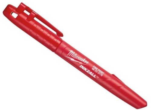 Milwaukee INKZALL™ Jelölő filc Vékony tartós hegyű Piros