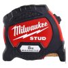 Milwaukee STUD Mágneses Mérőszalag 8 m / 33 mm
