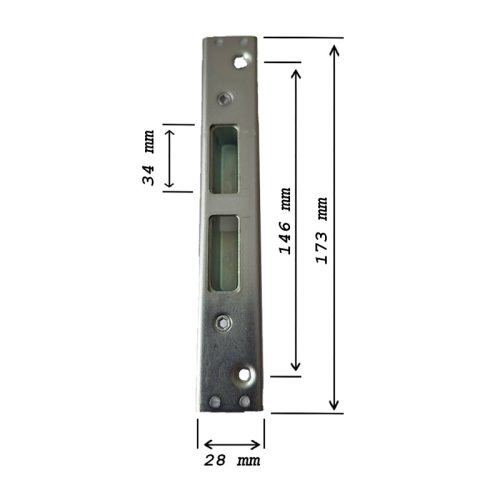 ROTO acélcsap+acélkampó fogadó Aluplast