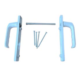   HOPPE 113/366M  2 csavaros Fehér bejárati garnitúra, PZ92, (TS: 50-70mm)