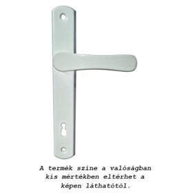 Larina kilincs Pajzsos Szögletes Fehér 90 mm kulcsos BB