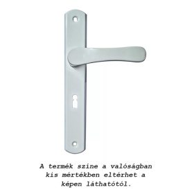 Larina kilincs Pajzsos Szögletes Fehér 55 mm kulcsos BB