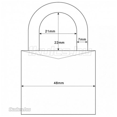 Abus 721/50 lakat (78/50)