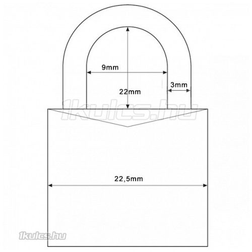 Abus 724/20 lakat antracit
