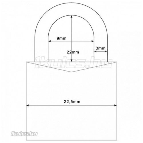Abus 724/20 lakat narancssárga