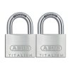 Abus 727TI/30 TWINS Titalium lakat