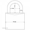 Abus 727/40 Titalium lakat