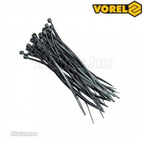 Vorel 73893 kábelkötegelő fekete 150x2,5mm (100db/cs)