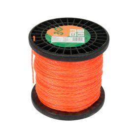 FLO 89484 Fűnyíró Damil Csavart Négyzet 2,4 mm X 90 M