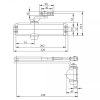 ASSA ABLOY DC120 Ajtócsukó, karral, ezüst, EN2/3/4