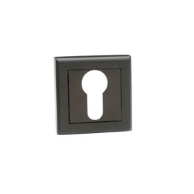 Bussare Classic négyzet rozetta ASH-Black Cilinderes