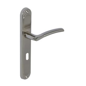   Bussare Fino A-13 hosszúcímes kilincs Chrome-Satin Chrome 55 Kulcsos