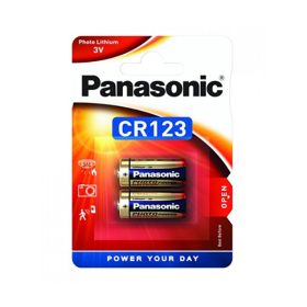 Panasonic CR123AL-2BP CR123 3V lítium fotóelem 2db/csomag