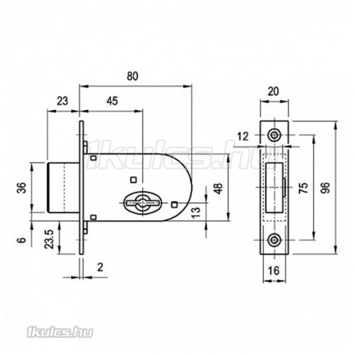 Euro Elzett 700 kéttollú zár