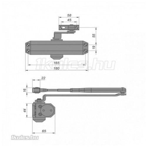 Dom Compact 1000 ajtócsukó