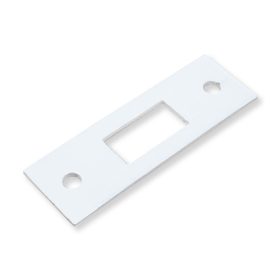 Hevederzár ellendarab 02 Lapos fül Fehér