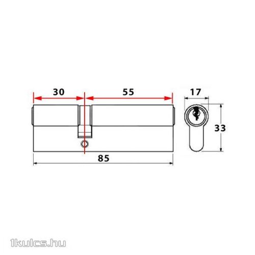 Icsa hevederzár betét 30x55 3K