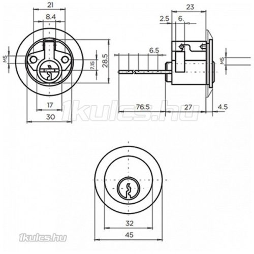 Titan K1 felsőzár betét