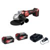 DCK KDSM04-125FK Akkus sarokcsiszoló 125 mm 20 V (2 x 5,0 Ah akku + töltő)