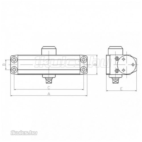 Kling 5012 ajtóbehúzó 25-45 kg (602)
