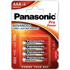   Panasonic LR03PPG-4BP 1,5V AAA/mikro tartós alkáli elem 4 db/csomag