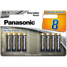   Panasonic LR6EPS-8BW 1,5V AA/ceruza tartós alkáli elem 8 db/csomag