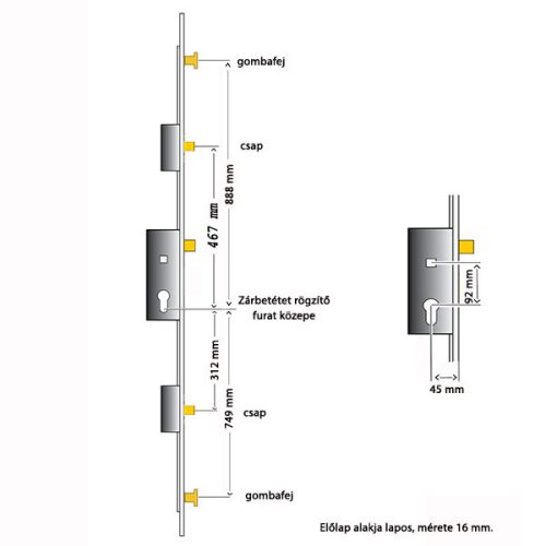 Maco G-TS 2ACS+2iS 45/92/16/8 (236823)