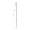 Euro-Elzett MultiModul Alsó elem 2 görgő 16/800mm (A2R16/800) (EE-MM100)