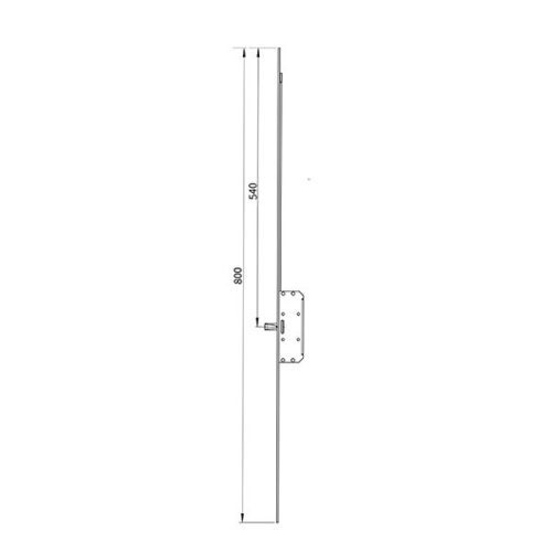 Euro-Elzett MultiModul Generikus Alsó elem 1 csap 16/800mm (A1P16/800RB) (EE-MM404)