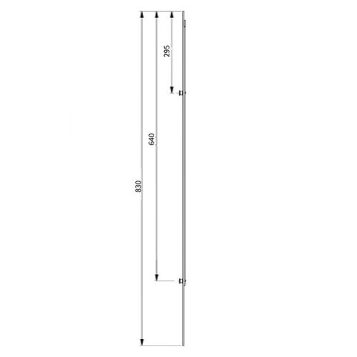 Euro-Elzett MultiModul Generikus Alsó elem 2 gomba 16/830mm (A2M16/830MC) (EE-MM500)