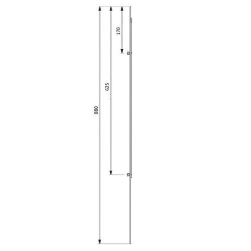 Euro-Elzett MultiModul Generikus Alsó elem 2 gomba 16/880mm (A2M16/880RO) (EE-MM402)