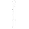 Euro-Elzett MultiModul Generikus Alsó elem 2 kis görgő 16/800mm (A2E16/800RE) (EE-MM408)