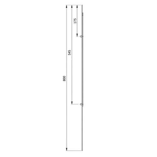 Euro-Elzett MultiModul Generikus Alsó elem 2 kis görgő 16/800mm (A2E16/800RE) (EE-MM408)