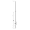 Euro-Elzett MultiModul Generikus Felső elem 1 gomba + 1 csap 16/950mm (F1M1P16/950MX) (EE-MM503)