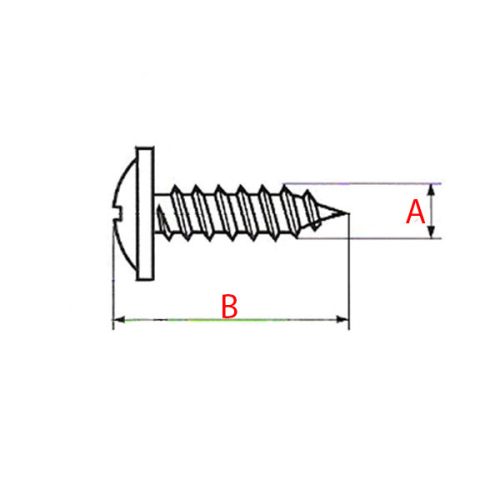 Opelcsavar acél horg.4,2x22 (500 db/doboz)